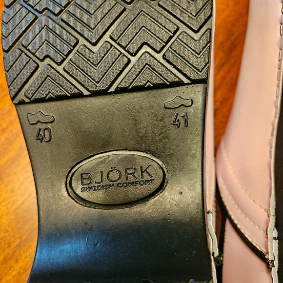 BJORK PRO ELSA Patent Leather Clogs Pink Size EU-40, US 9-9.5 NEW IN BOX - Picture 8 of 12